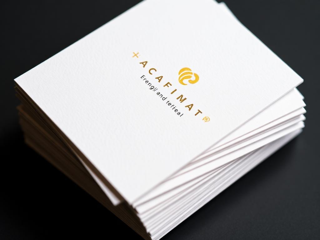 Luxe visitekaartjes met foliedruk
