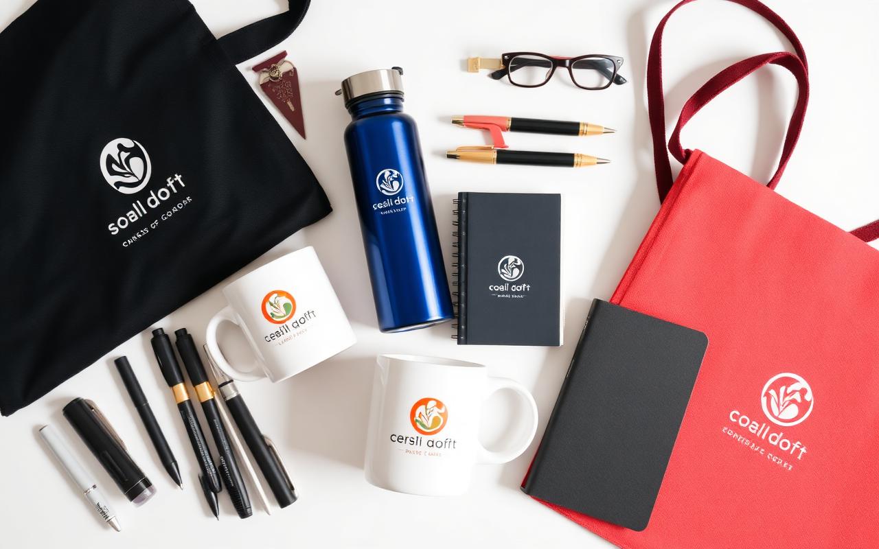 Relatiegeschenken met logo — voorbeeld